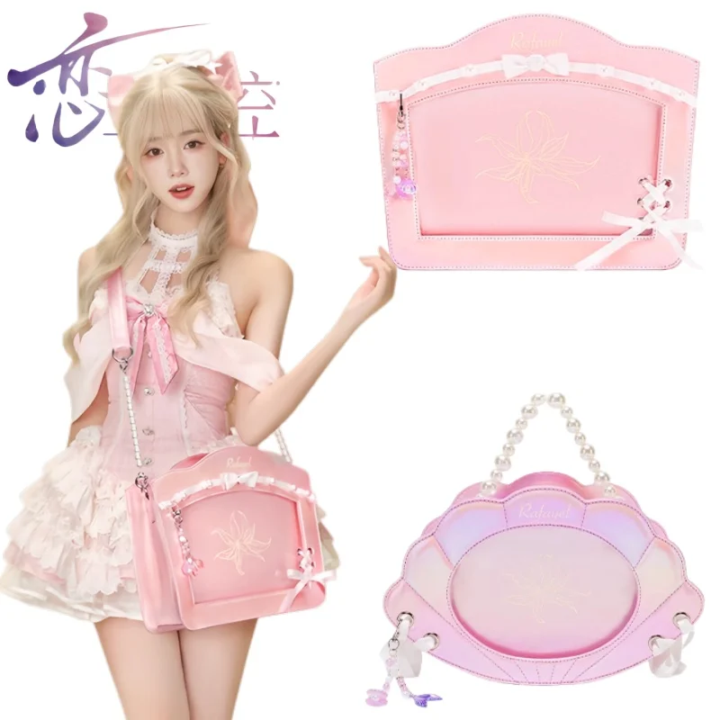 

Love and Deepspace Shoulder Bag Cartoon Rafayel Itabag DIY Pain Layer Anime Merchandise Badge Display Commemorative Collection