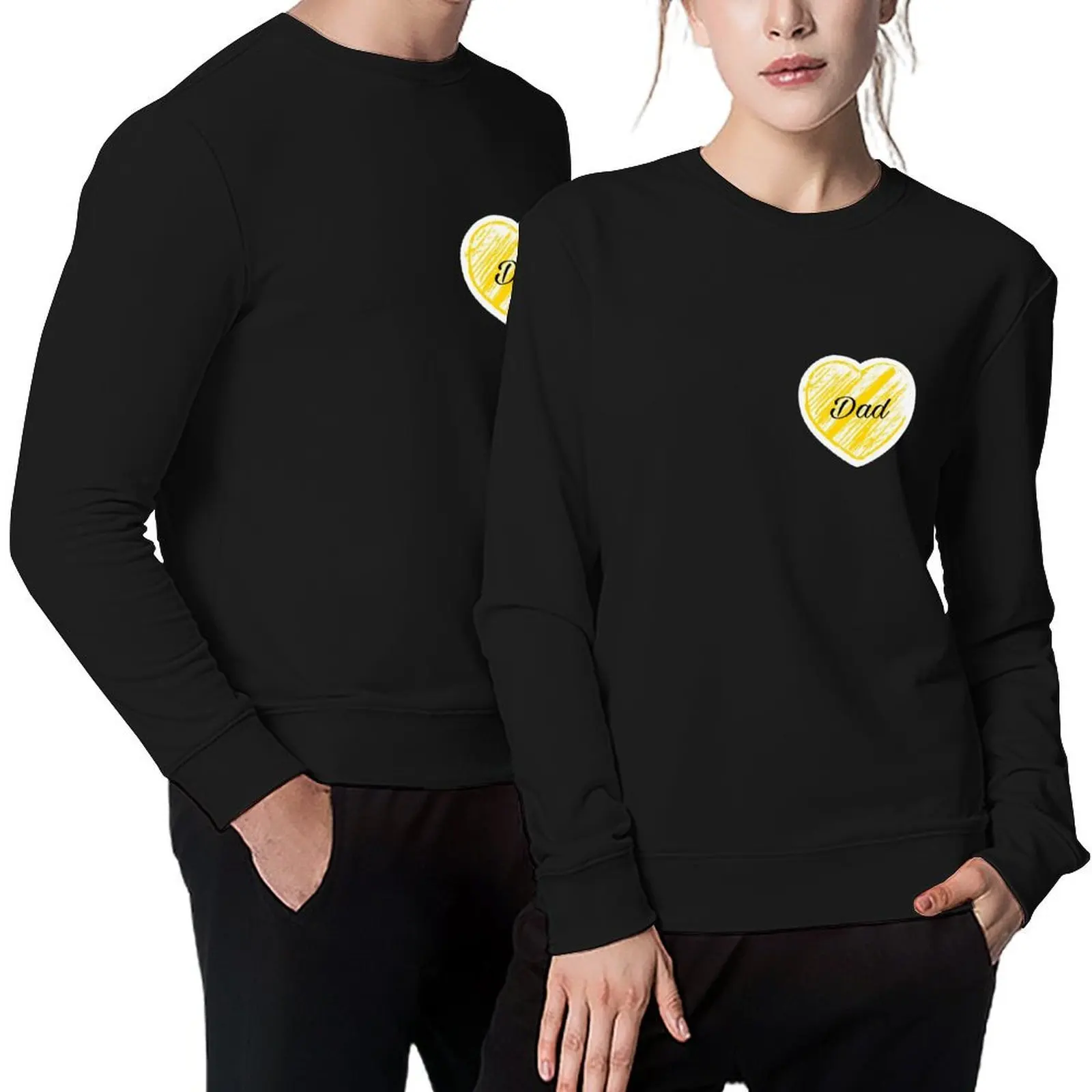

Heart for Dad Pullover men's winter sweater mens designer clothes blouse graphic t shirts men graphic sweatshirts