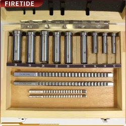 Keyway Broach Sets 18Pcs HSS Metric Size Industrial Tools for Lathe, B-4mm, B-5mm, C-6mm, C-8mm Keyway Size