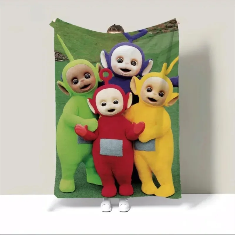 

Kawaii Cartoon Teletubbies Series Cute Print Anime Blanket Funny Warm Throw Blankets for Bed Sofa Autumn/Winter Blanket