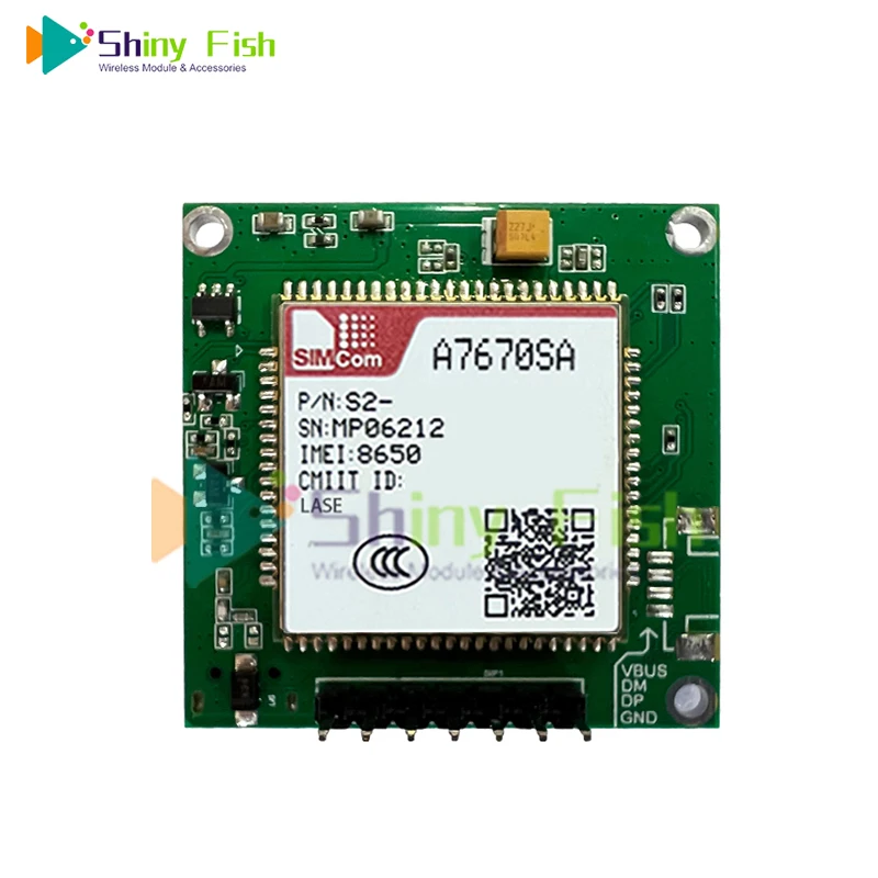 SIMCOM A7670SA LASE DD-MCore-A7670SA-LASE Unsupport GPS LTE CAT1+4G+2G+Voice Core Board With 4G FPC Antenna