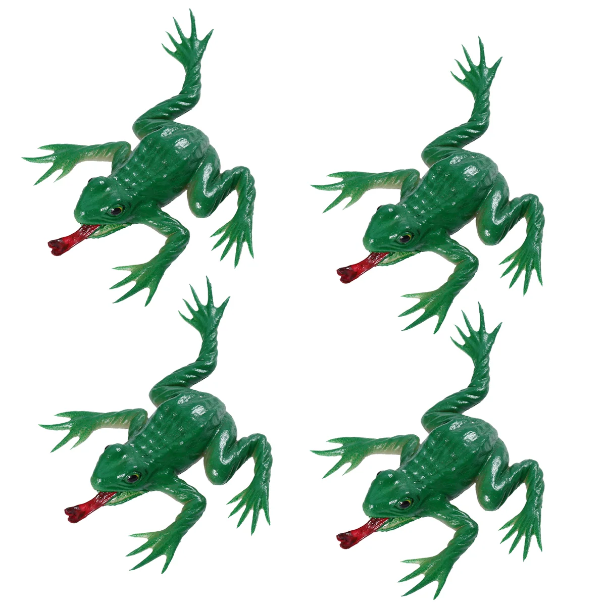 4 Pcs Kids Toy April Fools Day Tricky Props Toys Artificial Frog Halloween Child
