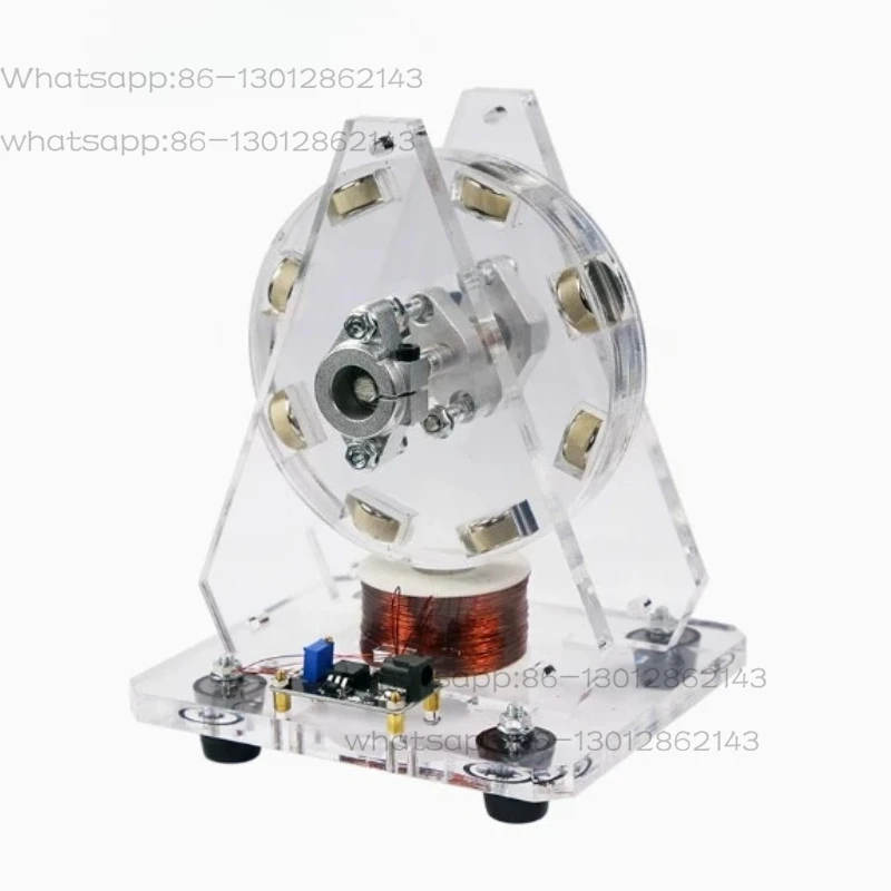 Motor sem escova modelo 24v ímãs pseudo máquina de motor perpétuo experimento aplicável brinquedo de ensino transporte da gota
