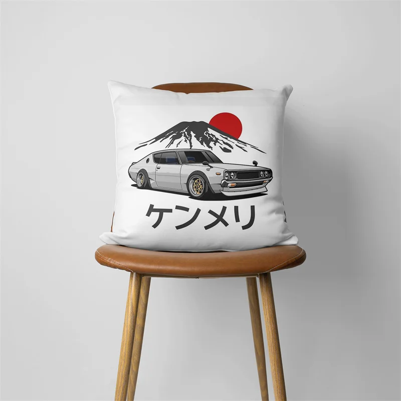 Car Classic Model Cushion Cover for Sofa, Pillow Case, Seat, Throw Pillowcase, Home Decorative, 396