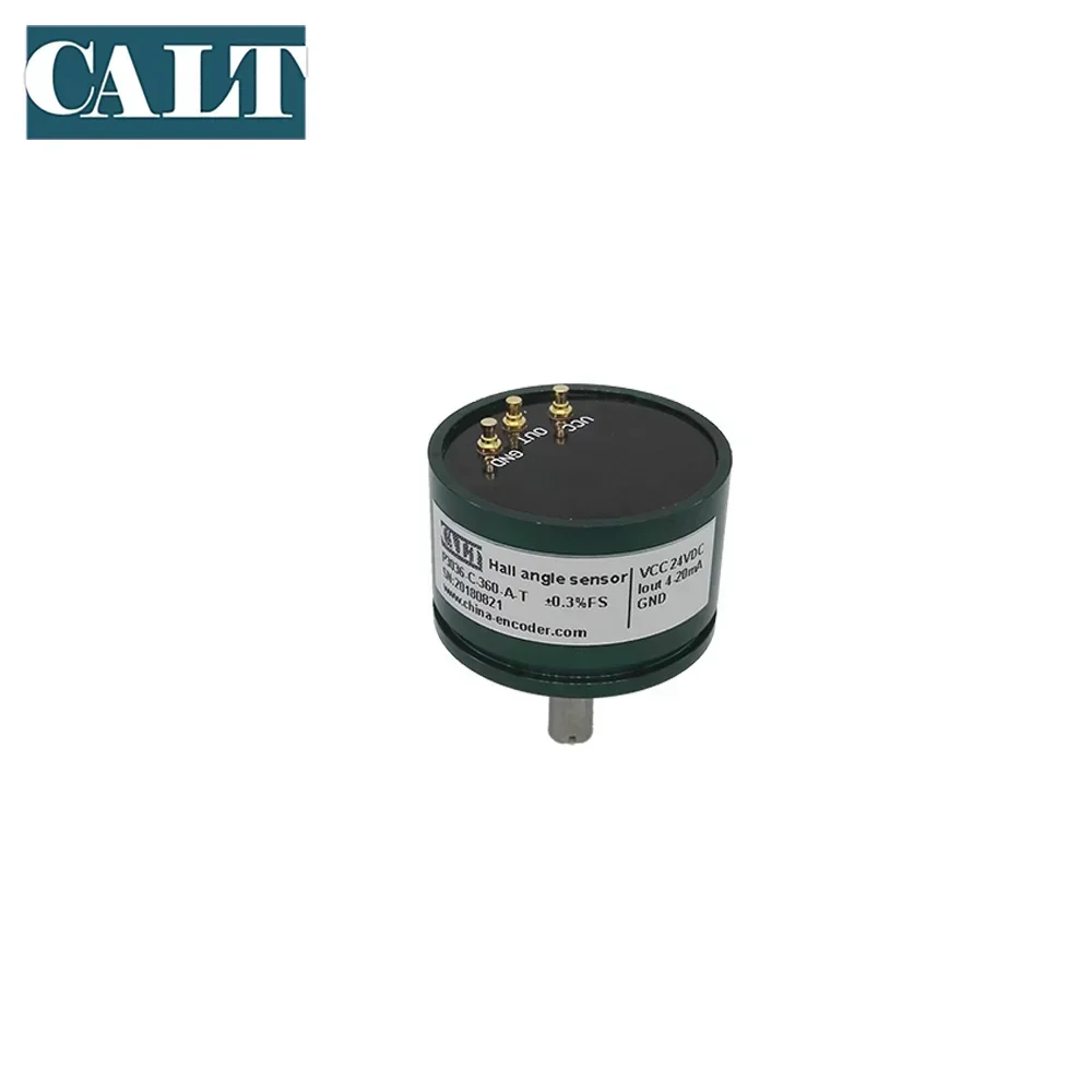 CALT 0~5V hall effect absolute rotary encoder P3036-C-360-V1-T 360 contactless angle sensor