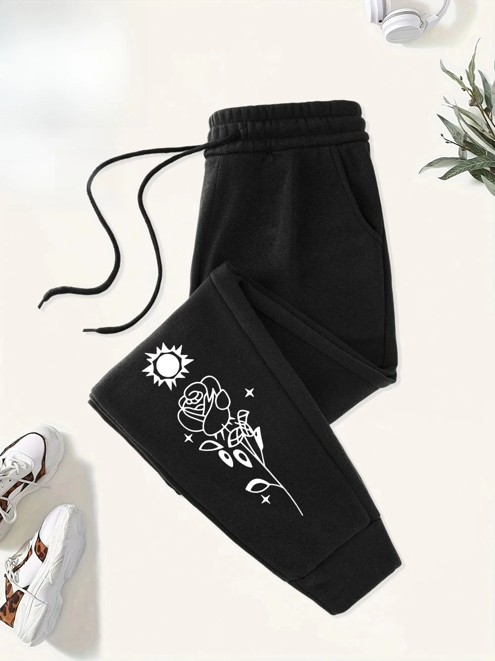 

Женские спортивные штаны The Four Seasons, новые спортивные штаны высокого качества, модные повседневные спортивные штаны, спортивная уличная одежда в стиле Харадзюку y2k