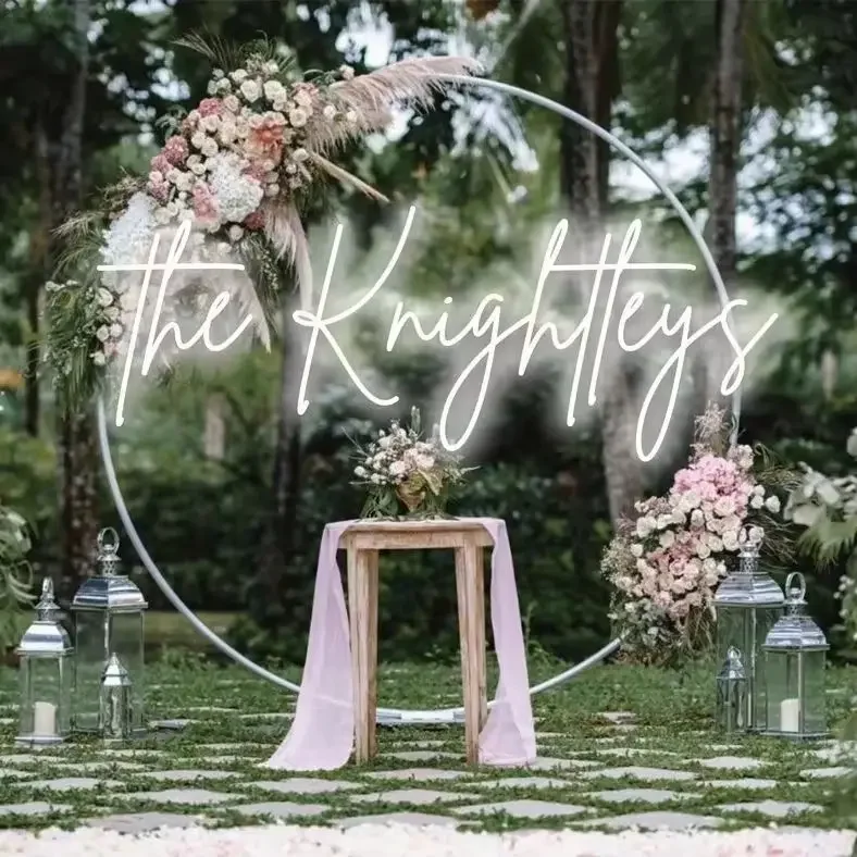 

Custom Neon Sign Light Logo Neon Name Large LED Cool Sign Wedding Room Romantic Personalized Sign Light For Home Wall Decor