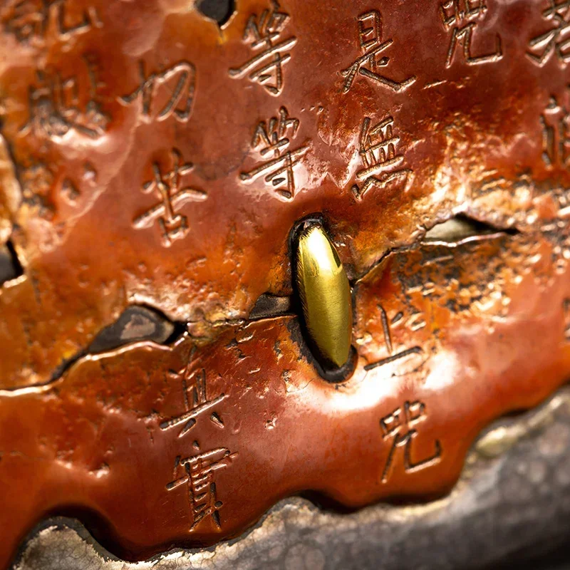 copper-wrapped silver pot feet sterling silver teapot Boil water Boil teapot Carving Heart Sutra Thousand feet of gold nails One