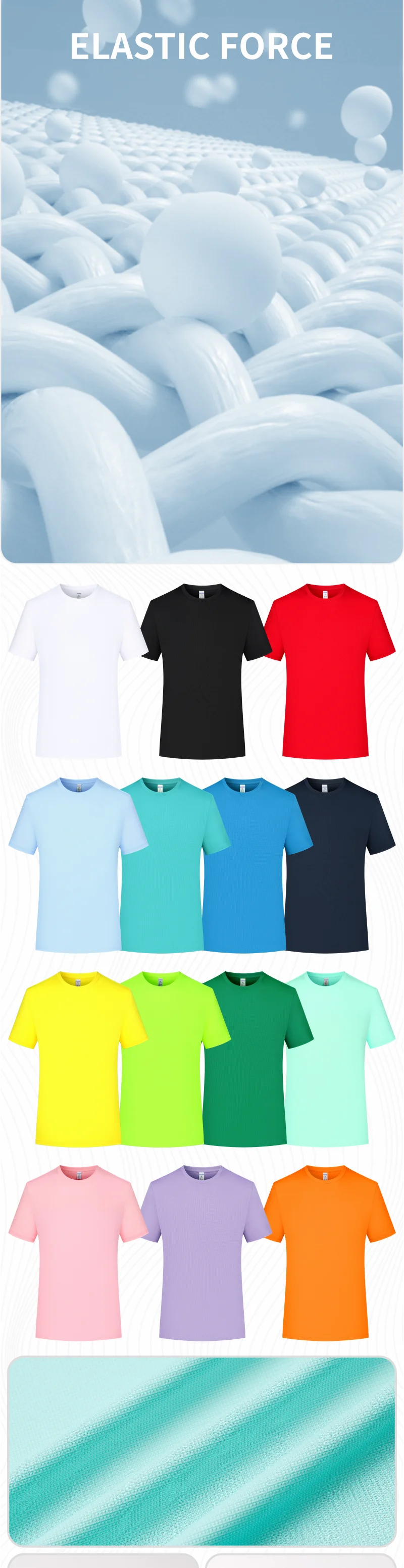 Individuell Bedrucktes T-Shirt mit Logo, Feuchtigkeitsableitend, für Laufen, Training, Fitness, Sport, Leichtgewichtig, Schnelltrocknend, Top für Männer und Frauen – Detail 3