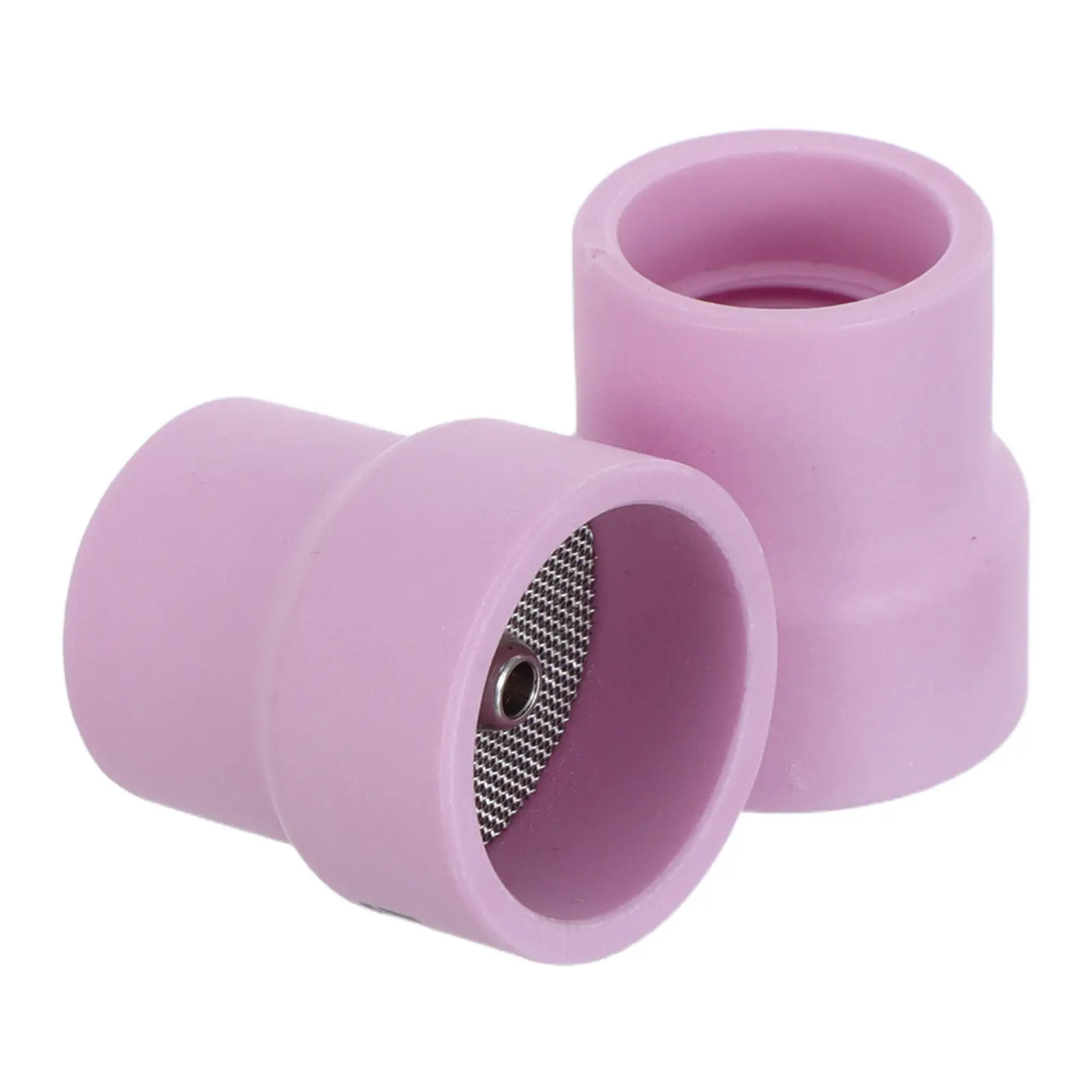 

2Pcs Ceramic Welding Torch Cup Large Mouth Nozzle Tig Torch Accessories Builtin Filter Mesh Precise Control Welding Nozzle Tips