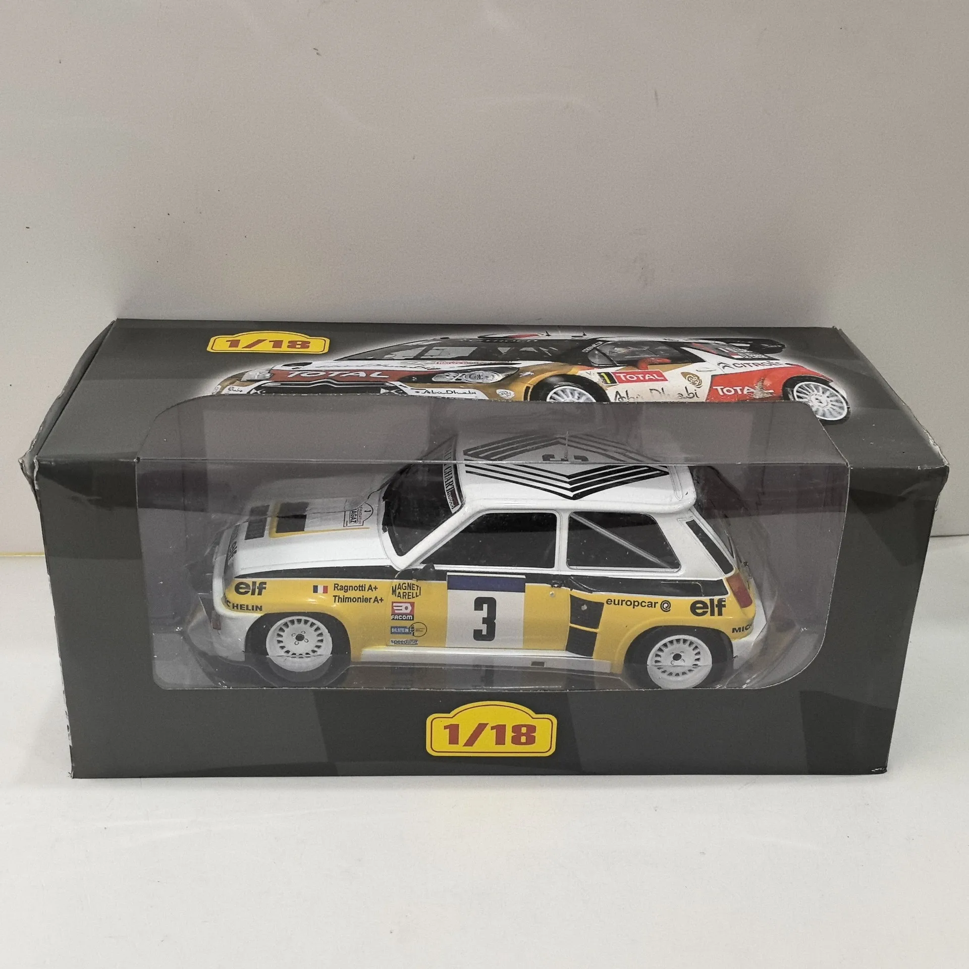 

Литой под давлением IXO масштаб 1:18 RENAULT 5 TURBO # 3, модель автомобиля из сплава Renault Racing, Коллекционная игрушка, подарок, сувенир, витрина, орнамент