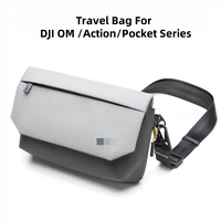 Storage Bag for DJI OSOM Mobile 6/SE/4 Crossbody Mini Bag Portable Shoulder Case for OM4/Action/Pocket 2 Insta360 Flow Accessory
