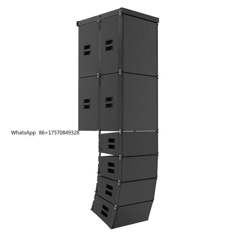 Sistema Completo de Audio, Video e Iluminación Profesional, Altavoz Amplificado Line Array, para DJ, Uso en Bares, Altavoz Profesional