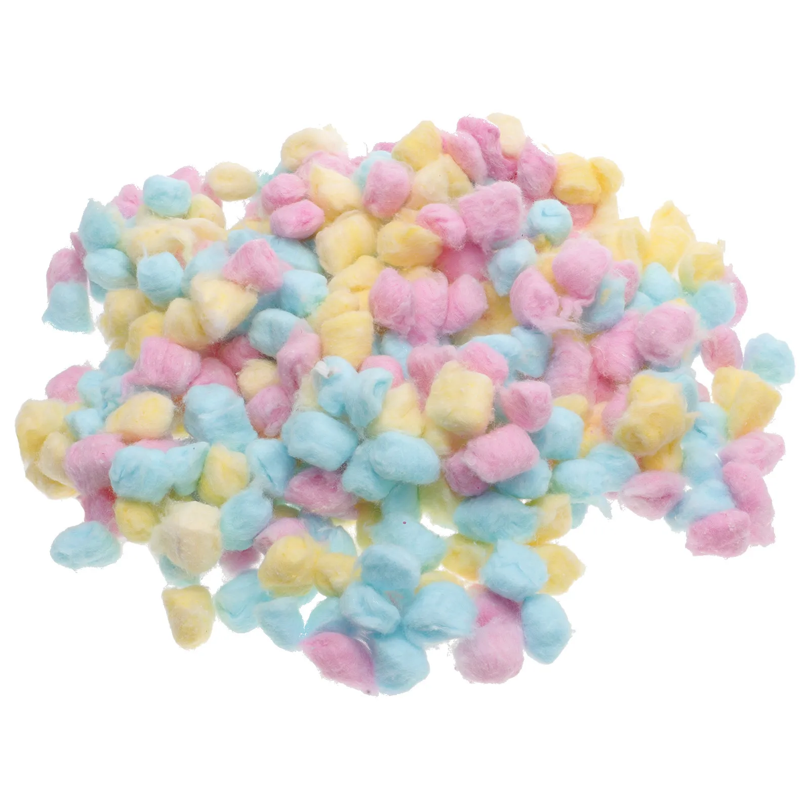 

1Pack Small Colored Cotton Balls for Babies Newborns Face Cleansing Makeup Removal Crafts Pet Nest Warmth Soft Non Irritating