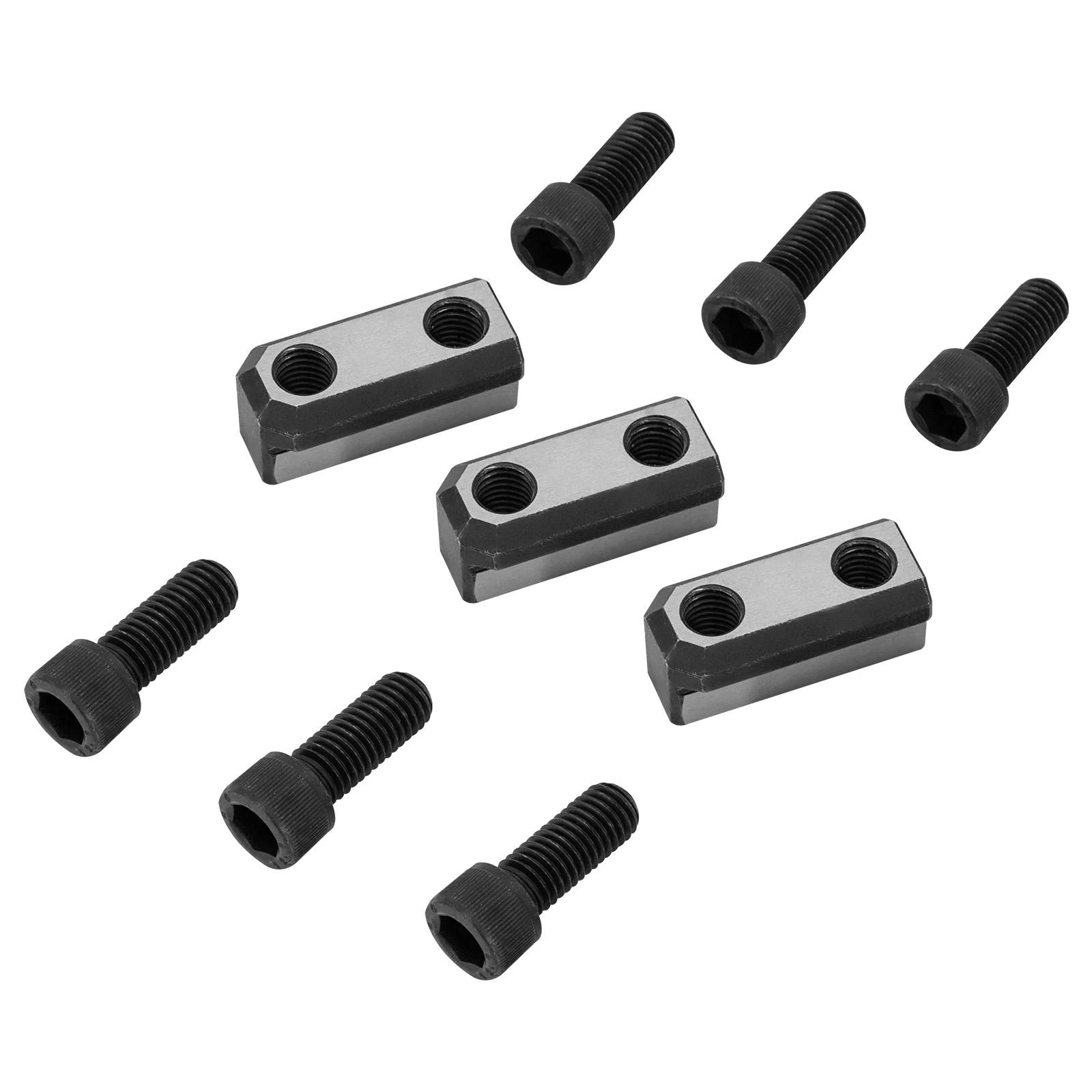 Durable Jaw Boring Ring, 45# Steel, T-Nut Fixation, Quick Change for Efficient Machining, Easy Installation