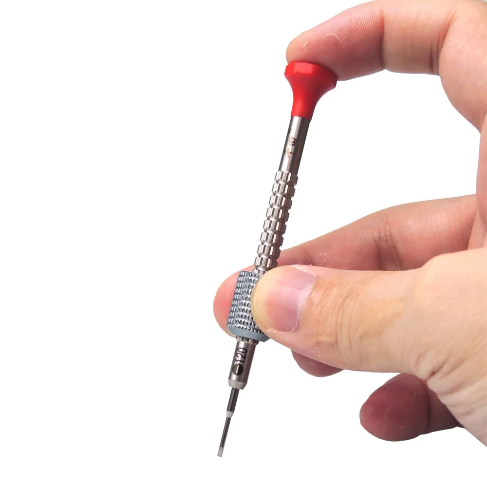 Professional Screwdriver Set Rotating Stand Watch Repair Tool Kit with Extra Replacement Tips for Watch Glasses Repair