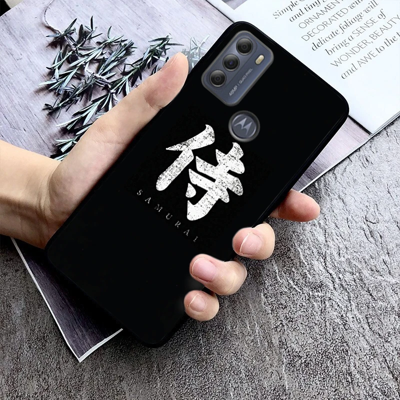 Samurai oni mask Phone Case for Motorola Edge 50 40 Pro 50 40 30 Ultra Neo Fusion Moto G Play G Stylus G Power G 5G