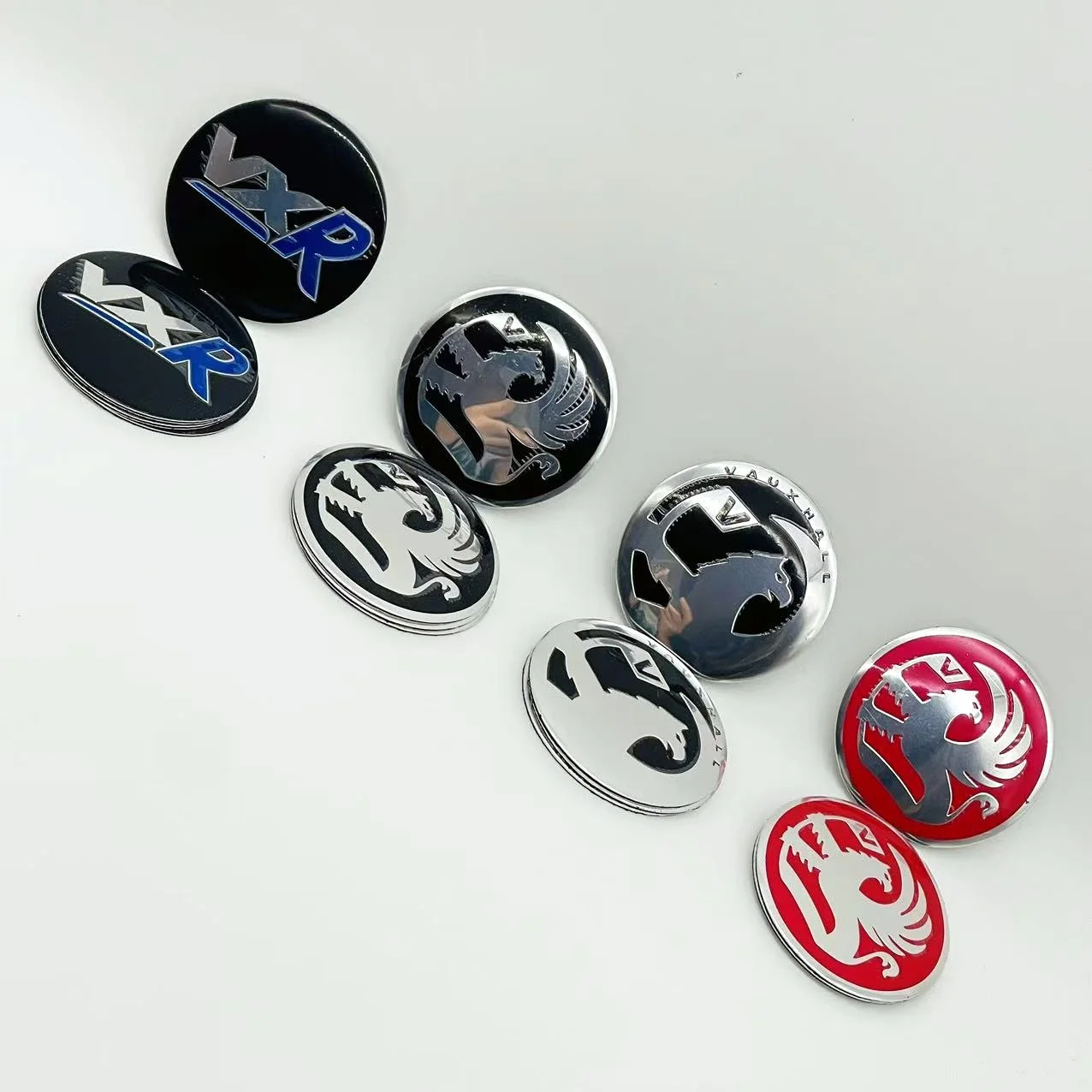 4Pcs 56mm Alloy Car Wheel Center Emblem Tire Hub Sticker for Vauxhall VXR Zafira Vectra Astra Corsa Insignia Mokka Meriva Antara 3