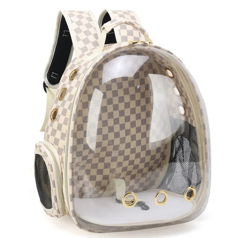Moorpet Space Capsule Pet Backpack for Cats Dogs, Breathable Portable Travel Carrier, Pet Accessory