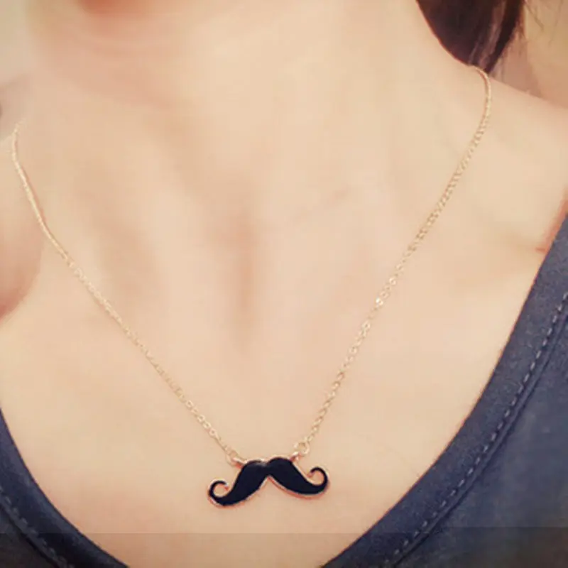 2026 Fashion Wholesale Vintage Exquisite Long Mustache Necklace Female Design Necklace Women Pendant Necklace