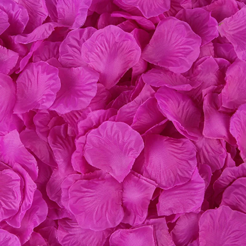 500/1000 stück Seide Künstliche Rose Blätter Künstliche Blumen Gefälschte Blütenblatt für Valentinstag Hochzeit Party Dekoration DIY Blumen – Detail 13