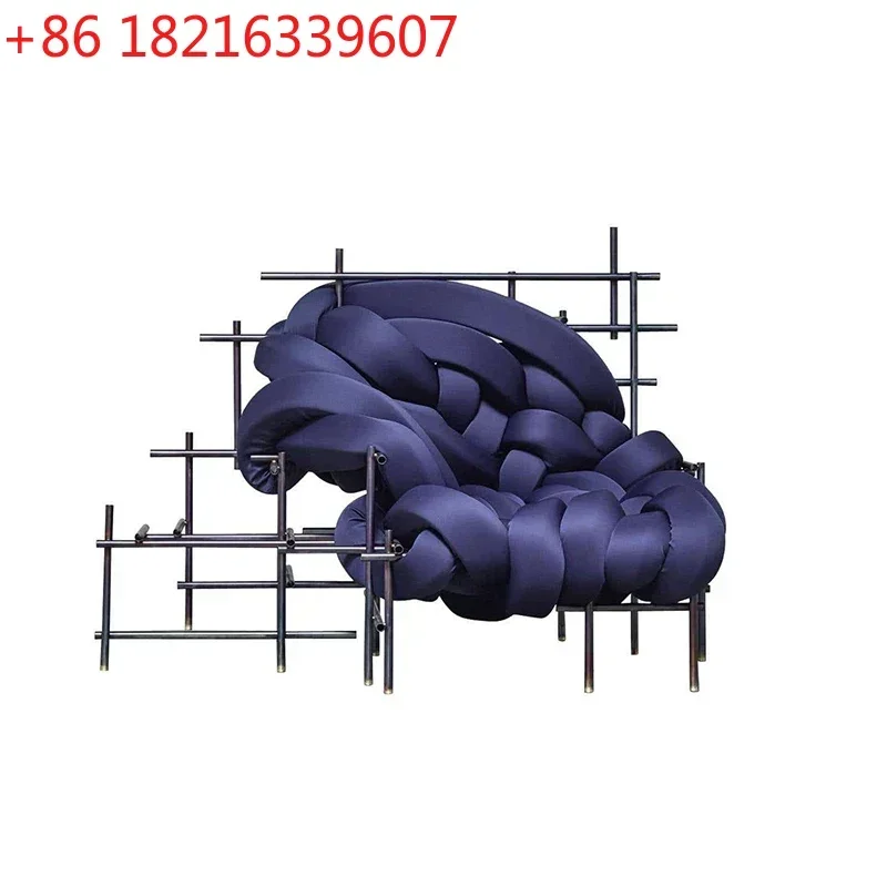 Woven Leisure Couch Villa Hotel Decoration Special-Shaped Twisted Sofa