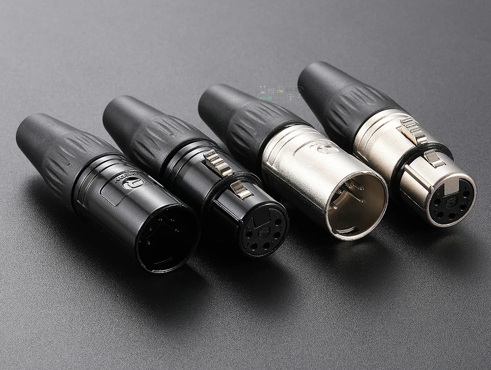 REAN YONGSHENG NEUTRIK XLR Stecker/Buchse Mikrofonkabel Audio-Balance XLR YS176 YS177 YS136N YS186 YS187 High-End HIFI – Detail 16