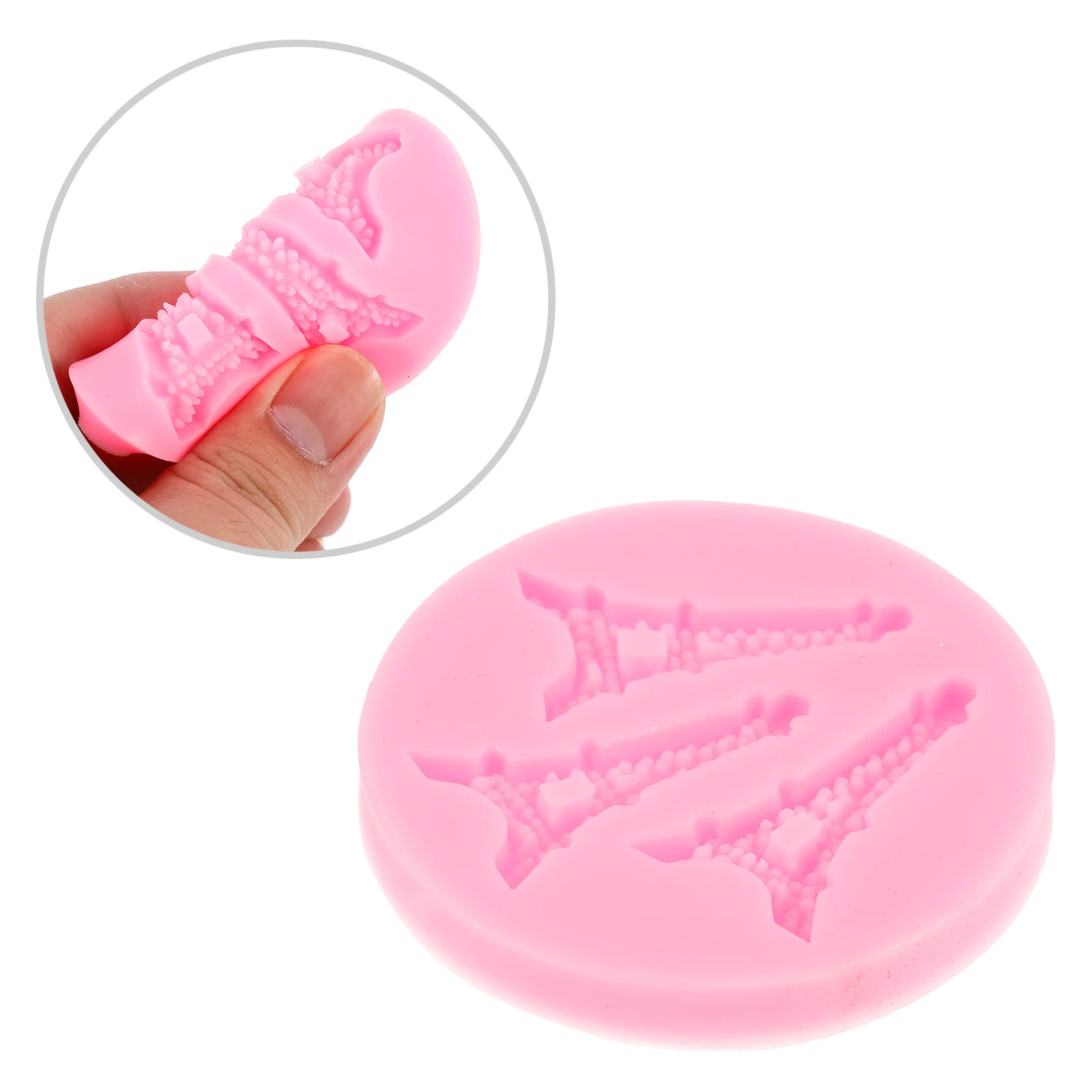 

Silicone Cake Mold Tower Shape Non-Stick Eco-Friendly Odorless Baking Molds for Cookies Chocolate Fondant DIY Crafts