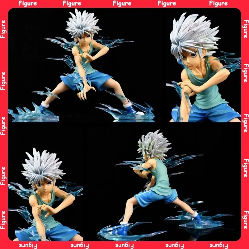 

19cm Anime Hunter×Hunter Figure Killua Zoldyck Figures Killua Figurine PVC Model Statue Doll Collection Desk Decoration Toy Gift