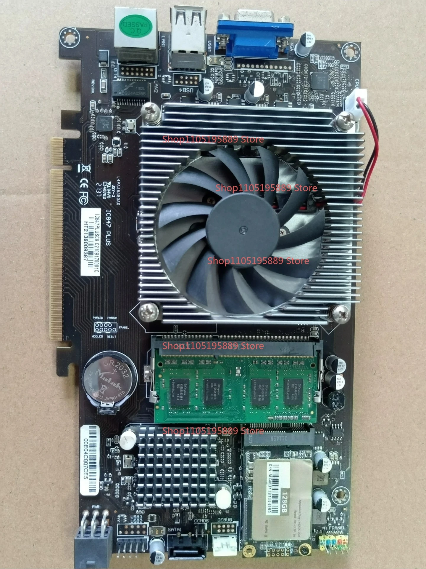 For 847 Control Board IC847PLUS Control Board + 4G Memory Stick + 128G Msata Hard Disk