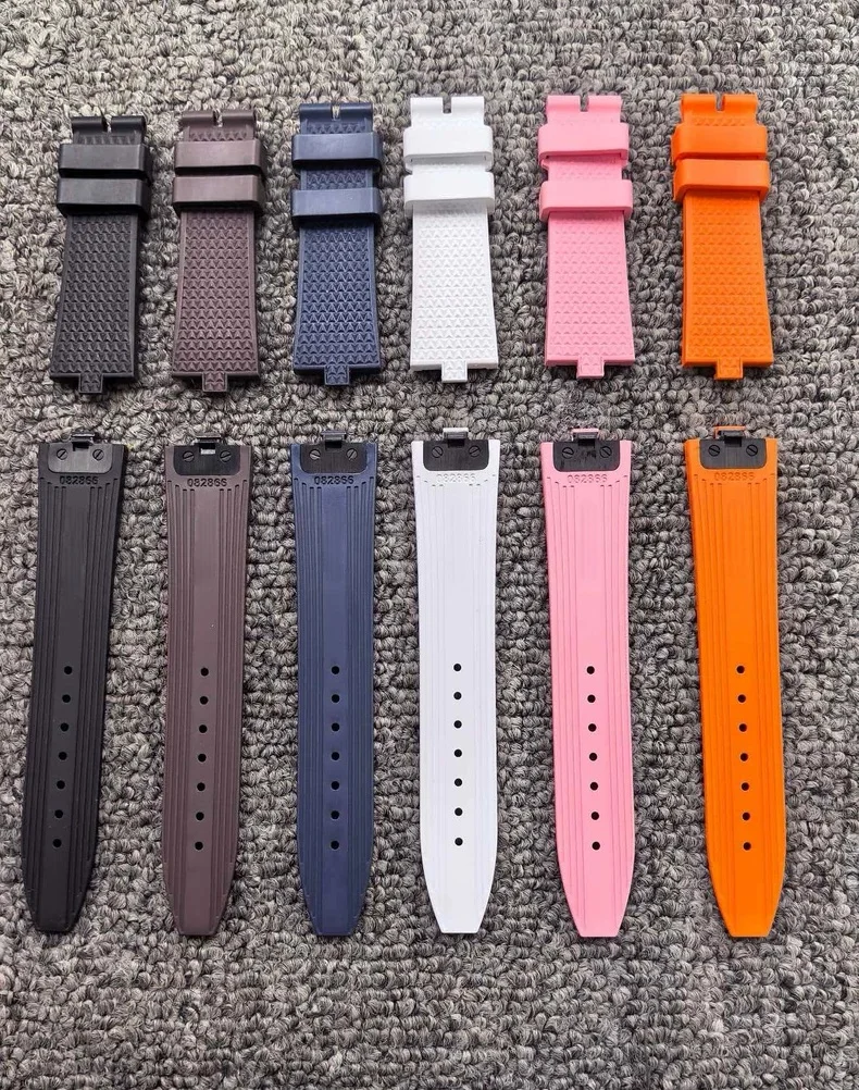 Compatible with Vacheron Constantin VC Overseas original fluororubber strap 2300V 2305V quick release 6mm