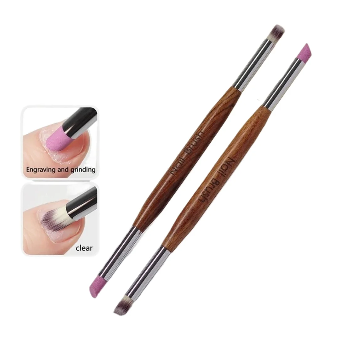 

Double Head Nail Skin Grinding Pen Cuticle Remover Trimmer Dead Skin Remover Nail Polish Manicure Stick Nail Files Manicure Tool