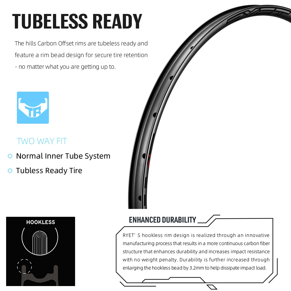 

Карбоновые диски RYET MTB Super Light 295g 28H XC, более высокая прочность и высота, модульные волокна 29er, ширина 35 мм, детали для горного велосипеда