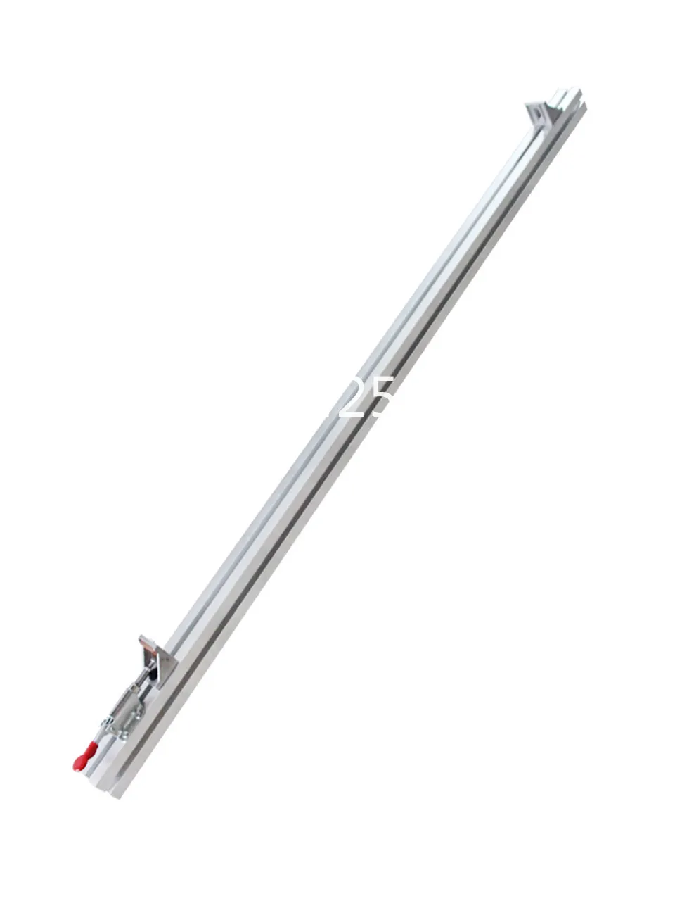 Woodworking ruler Aluminum alloy quick positioning clip Push table saw Telescopic push rod Woodworking large plate cutting