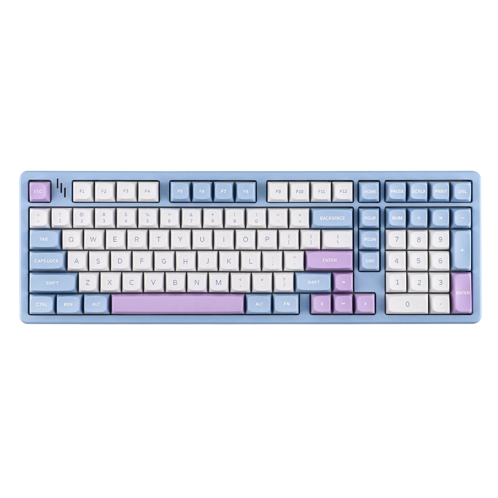 

MechLands Blade101 1800 Layout Gasket-Mounted Hot-Swap Wired/Bluetooth 5.0/2.4GHz Wireless Aluminum Mechanical Keyboard for Win