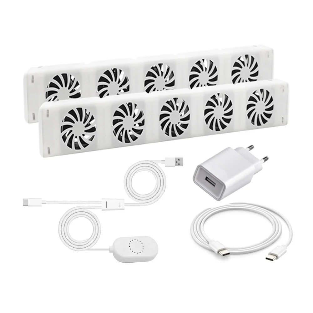 5.0 Radiator Fan EU For Smart Radiator Booster Extension Set Ventilator Fan Heating Air Conditioners 100-240V 50/60Hz AC 350MA