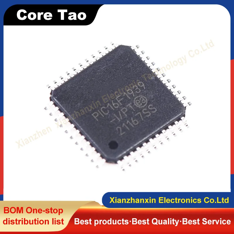 1pcs/lot PIC16F1939-I/PT PIC16F1939 QFP44 Microcontroller in stock