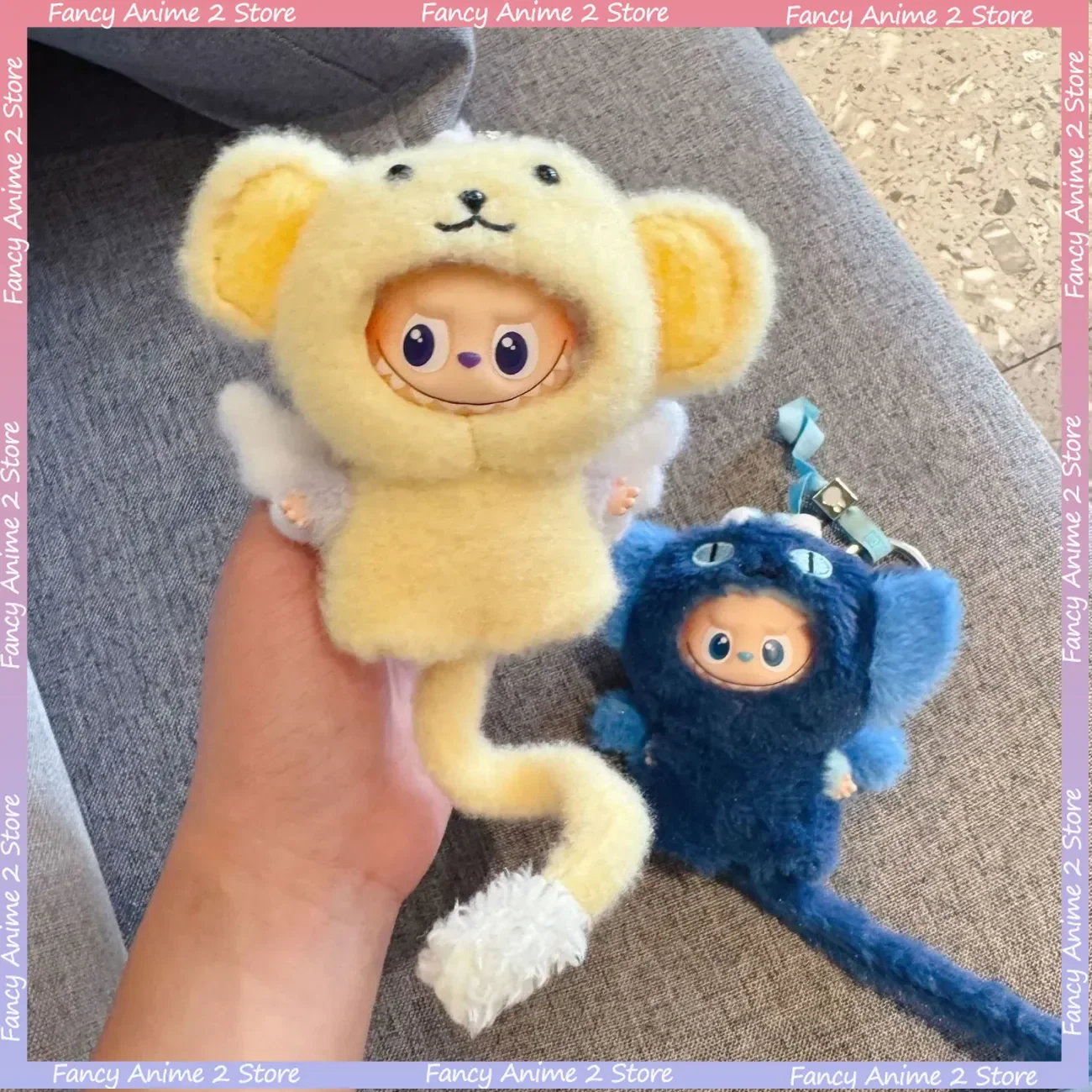 

Для Mini Labubu 4,0 плюшевая кукла мультфильм Kawaii Cerberus Spinel комплект одежды наряд для куклы серии Love DIY модные аксессуары