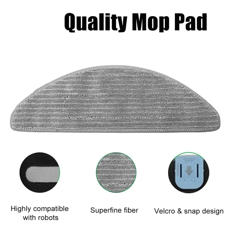 Lado principal Escova Filtro Mop, Substituição do Saco de Pó, Compatível para Irobot Roomba Combo I5, I5 Plus, J5, J5 Plus