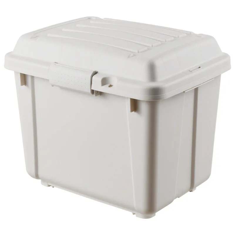 Outdoor Camping Storage Box Plastic Camping Organizer Container Large‑Capacity Storage Bin for Car Trunk Household Use