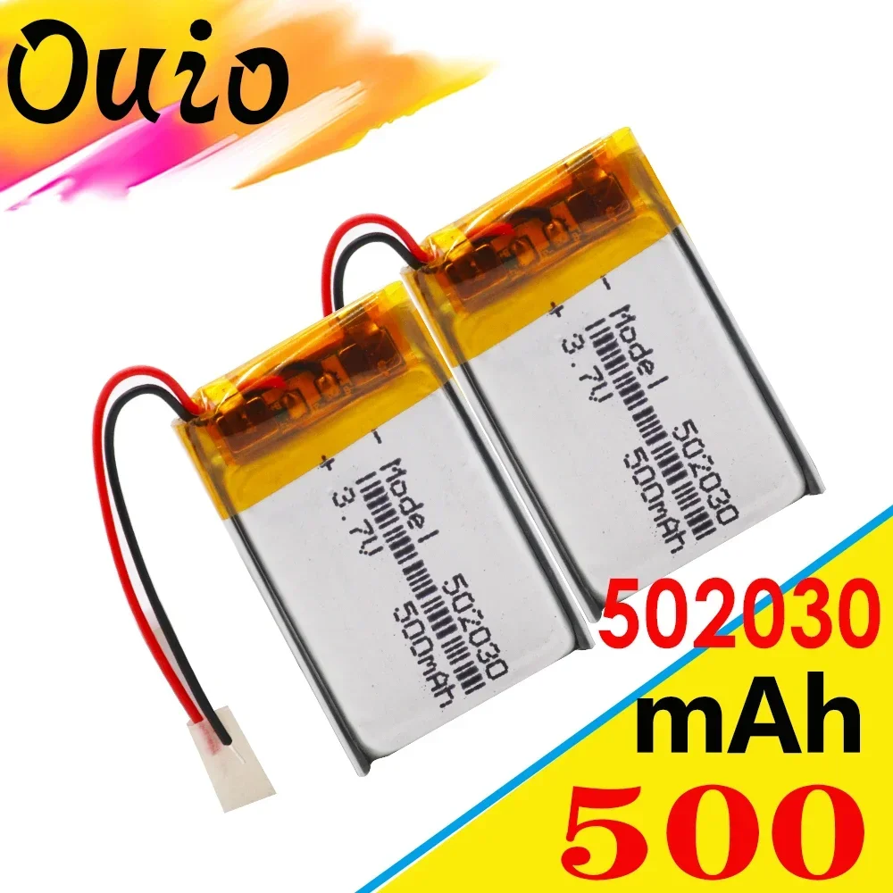 502030 052030 3.7V 500 MAh Lithium-ion Polymer Battery Quality Goods Of CE FCC ROHS Certification Authority