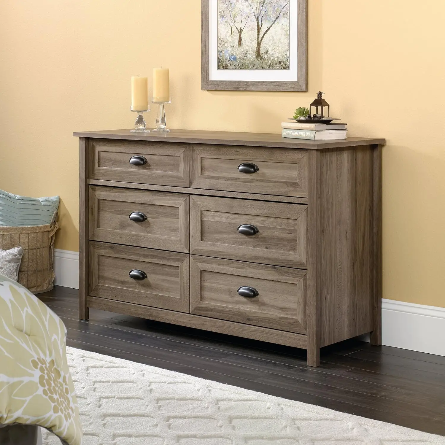 

County Line Dresser, Salt Oak finish