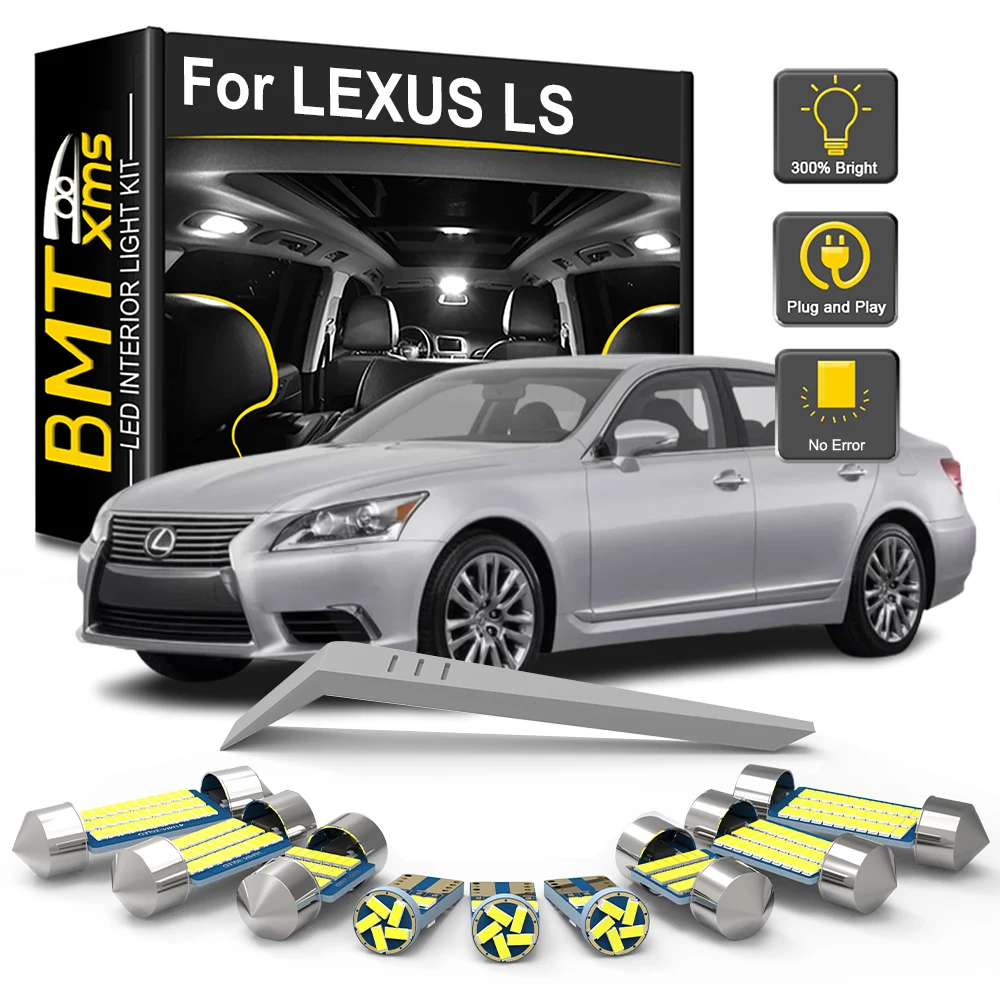 BMTxms Canbus For Lexus LS 400 430 460 LS400 LS430 LS460 LS460L 1990 1995 2000 2005 2006 2009 2010 2012 2017 LED interior Light