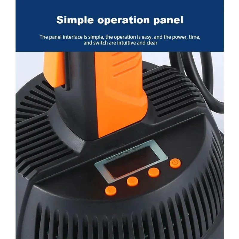 الكهرومغناطيسي التعريفي زجاجة السدادة 220 فولت غطاء الختم آلة التلقائي التعريفي السدادة للزجاجات البلاستيكية والزجاجية #3