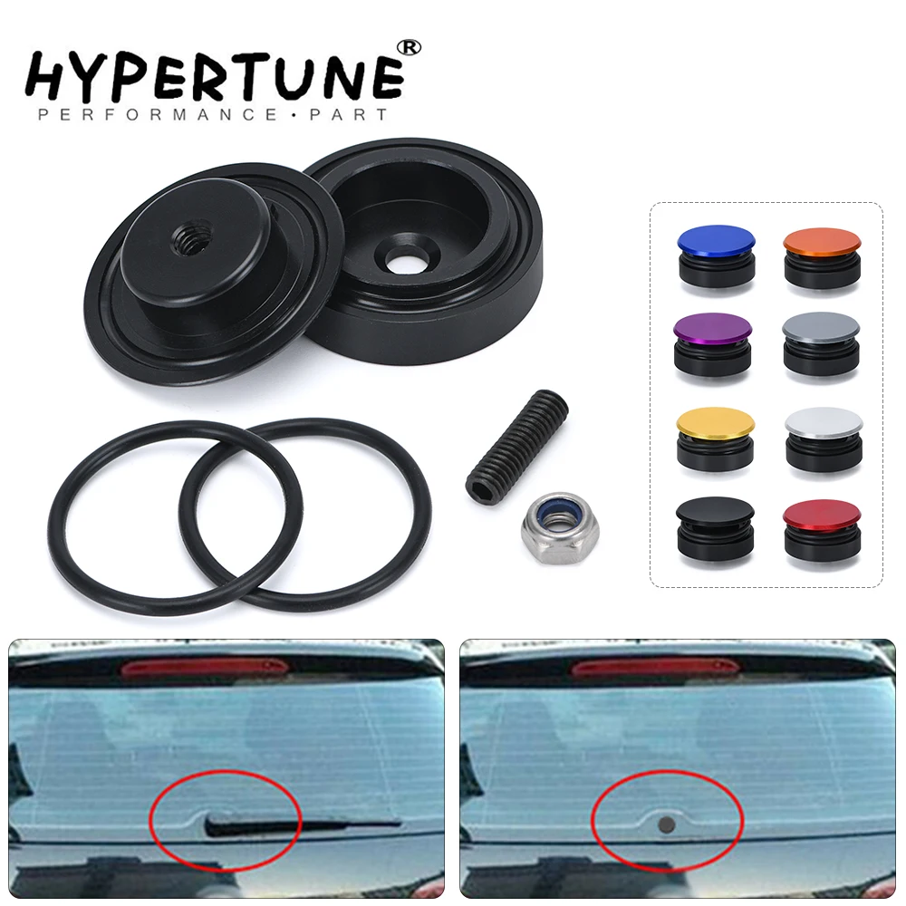 1 Set Aluminum Car Rear Wiper Delete Kit Plug Cap for Honda Acrua Toyota Mazda Nissan Kia Universal Car Accessories