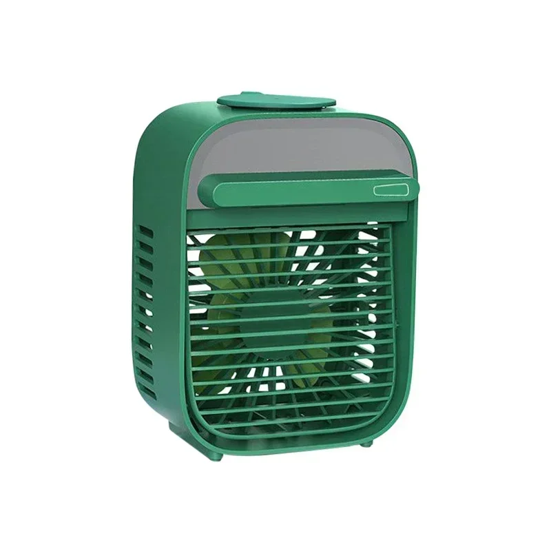 

2025USB Мини-кондиционер Электрический вентилятор Охлаждение и увлажнение Настольный вентилятор Студенческий офисный работник