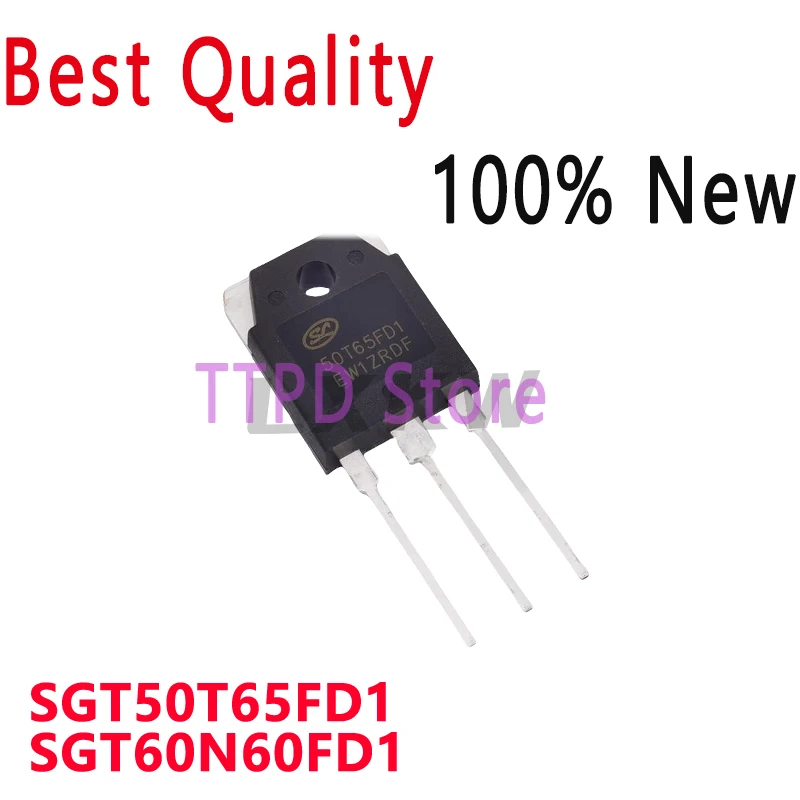 5/PCS New Original SGT50T65FD1 50T65FD1 SGT60N60FD1PN SGT60N60FD1 60N60FD1 TO-247 IGBT In Stock