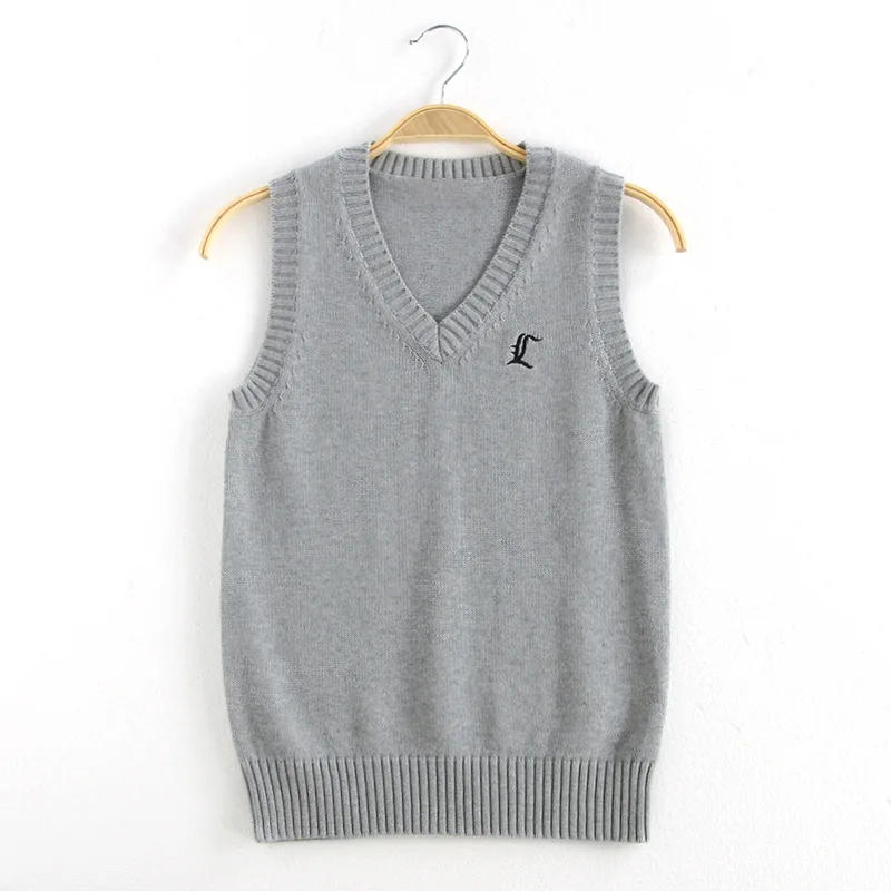 Gilet JK alla moda e confortevole, originale, autentico, giapponese, maglione lavorato a maglia, canottiera, cardigan, uniformi scolastiche da donna