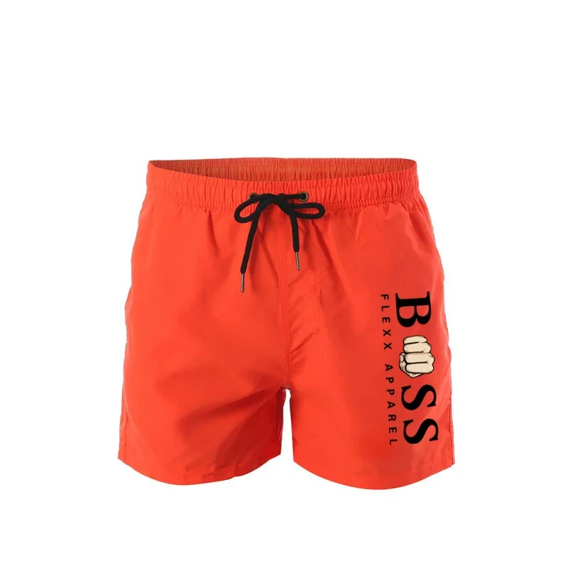 Beach Shorts Men Trunk Summer Short Pants Solid Breathable Quick Dry Swim Shorts Surfing Men Thigh Length S-4XL Plus Size Shorts