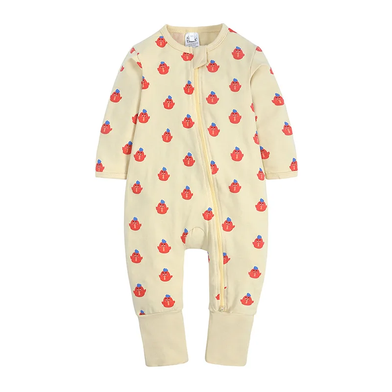 INS Style Baby Romper Spring Summer Autumn Universal Long Sleeve Newborn Hand-and-Foot Wrapped Baby Clothes for Toddlers